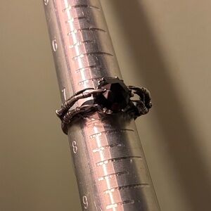 BLOOD MILK Belonging to the Underworld Ring in Onyx Size 7.5